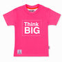 Children's Top, Think Big, Baby Tshirt, Cool Kids Top, thumbnail 3 of 4
