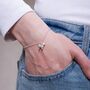 Personalised 3D Bichon Frise Silver Chain Bracelet, thumbnail 3 of 10
