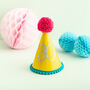 Colourful Any Age Party Hat, thumbnail 3 of 9