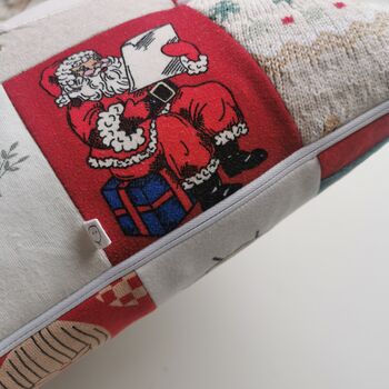 My 1st Christmas Memory Pillow Keepsake, Double Sided Baby Clothes Cushion, 10 of 12