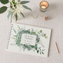 Eucalyptus And Succulents Greenery Wedding Guest Book, thumbnail 3 of 8