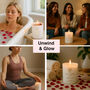 Aromatherapy Rose Soy Candle With Rose Quartz Crystals, thumbnail 4 of 12
