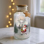 Personalised Santa LED Glass Jar, thumbnail 1 of 6