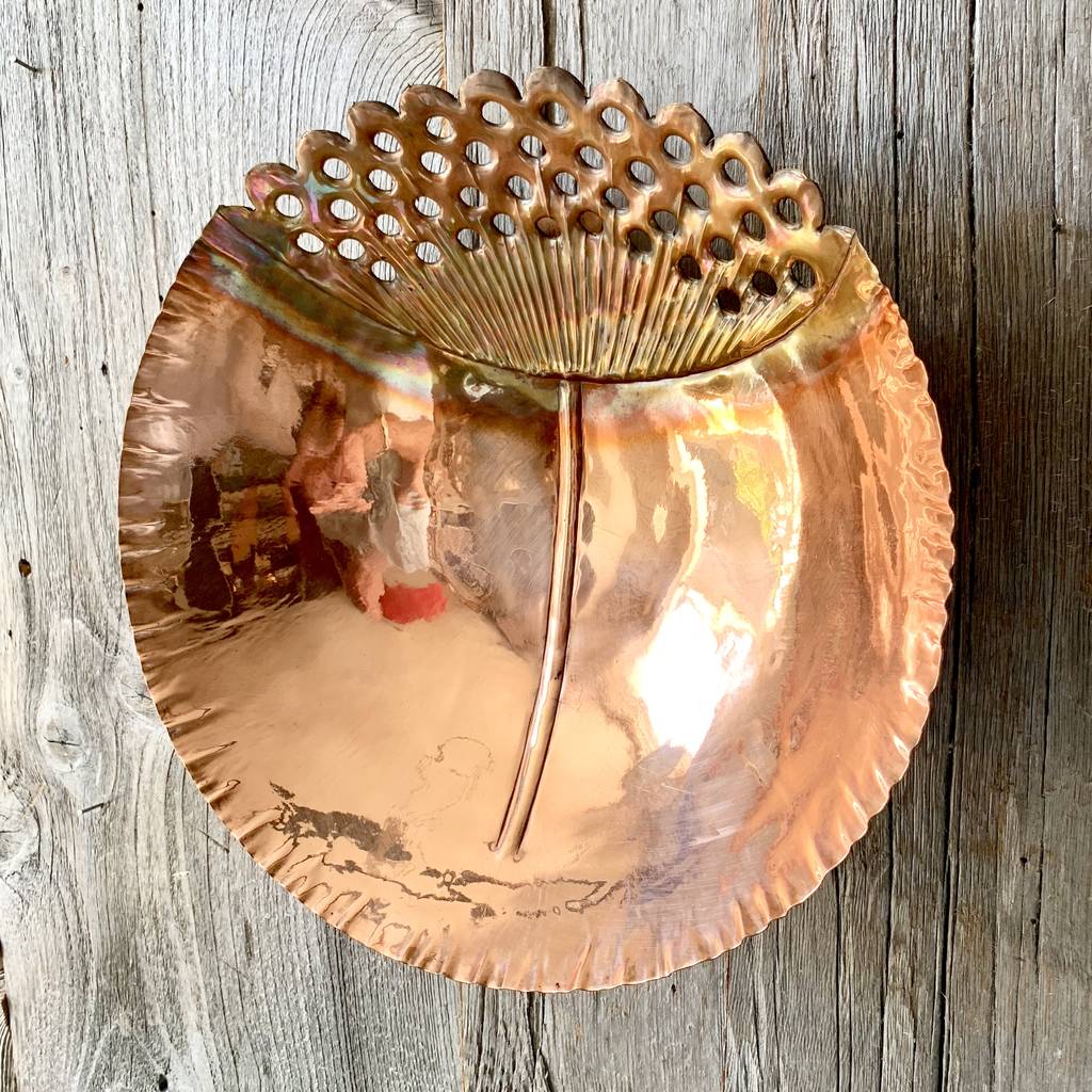 Copper Dandelion Wall Art By London Garden Trading