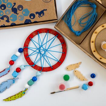 Personalised Make Your Own Dreamcatcher Craft Kit, 5 of 11