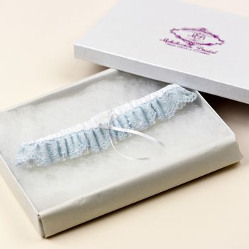 Simply 'Bluebell' Bridal Garter, 2 of 3