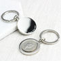 18th Or 21st Personalised Ten Pence Keyring, thumbnail 1 of 6