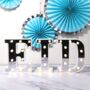 Eid LED Letter Lights Silver Mirrored, thumbnail 2 of 5