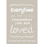 Personalised 'You Are Loved' Art Print, thumbnail 8 of 10