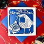 Personalised Papercut Robin Christmas Card, thumbnail 2 of 6