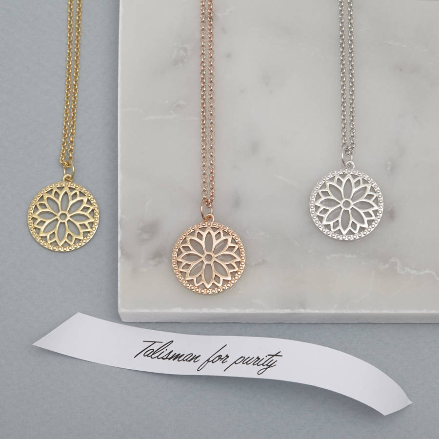 the purity mandala necklace by muru talisman | notonthehighstreet.com