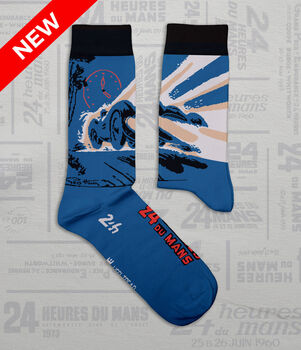 Le Mans Racing Posters Gift Socks, 6 of 11
