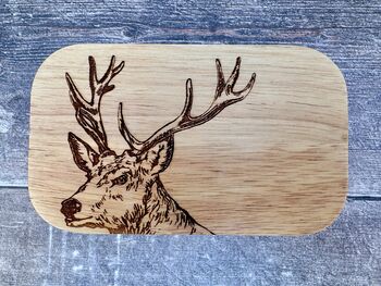 Stag White Butter Dish, 3 of 5