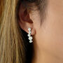 Sterling Silver Handmade Earrings, thumbnail 2 of 6