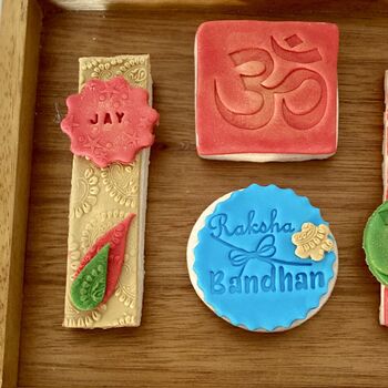 Happy Rakhi Personalised Vanilla Cookies, 5 of 12