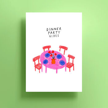 Dinner Party Vibes Print, 2 of 2