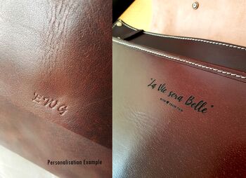 Personalised Handcrafted Messenger Bag / Gift For Him, 9 of 11