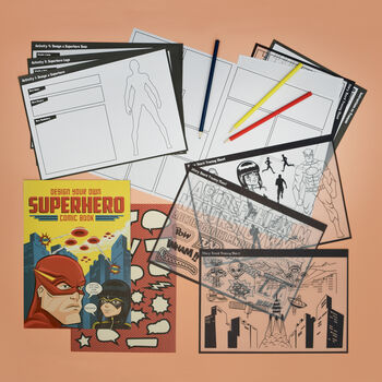 Design Your Own Superhero Comic Book, 2 of 5
