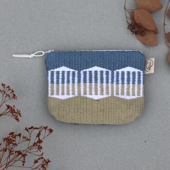 Handwoven Purse Zip Pouch Wallet, 7 of 9