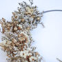 Christmas Dried Floral Wreath With Metal Wire Frame, thumbnail 2 of 3