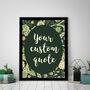 Quality Custom Quote Print Poster, thumbnail 1 of 8