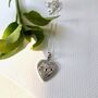 Sterling Silver And 9ct Plated Heart Necklace, thumbnail 3 of 4