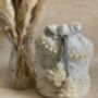 White Pearl Embellished Potli Bag, thumbnail 1 of 7