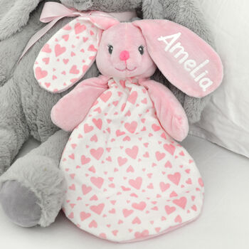 Personalised Bunny With Ears Comforter, 6 of 10