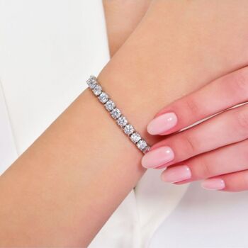 Sterling Silver 5mm Tennis Bracelet, 4 of 5