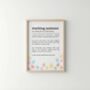 Personalised Teaching Assistant Definition Print, thumbnail 1 of 4