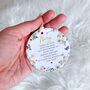 Memorial Christmas Ceramic Ornament Gift For Nanny, thumbnail 4 of 7