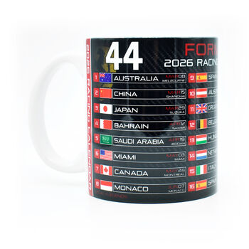Formula 2026 Racing Calendar Mug Sf Edition Hamilton And Leclerc, 5 of 10