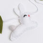 Carrot And Rabbit Garland Felt Craft Kit, thumbnail 4 of 5