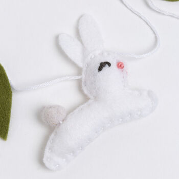Carrot And Rabbit Garland Felt Craft Kit, 4 of 5
