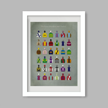 The Great Hurdlers And Chasers Horse Racing Poster, 3 of 3