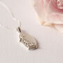 Flower Mother Of Pearl Sterling Silver Pendant, thumbnail 4 of 12