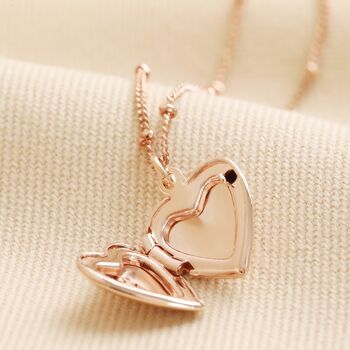 Heart Locket Necklace, 5 of 8