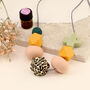 Essential Oil Diffuser Leopard Silicone Necklace, thumbnail 2 of 6