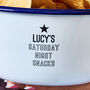 Personalised Saturday Night Snacks Bowl, thumbnail 3 of 4