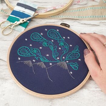 Northern Lights Embroidery Kit, 4 of 6