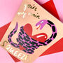 Valentines 'You're My Main Squeeze' Greeting Card, thumbnail 2 of 4