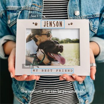 Personalised Dog Picture Frame Gift, 5 of 12