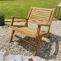 Wooden Garden Chair With Arms, thumbnail 1 of 11