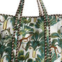Leopard Print Large Quilted Cotton Tote Bag In White, thumbnail 2 of 8