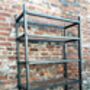 Industrial Steel Copper Wire Bookcase Shelving Unit 287, thumbnail 5 of 5