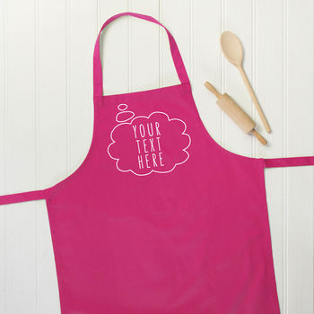 Personalised Thought Bubble Apron, 4 of 8