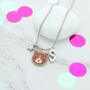Little Bear Head Kids Personalised Necklace, thumbnail 1 of 2