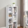 Bookcase Floor Standing Storage Unit Wooden Bookshelf, thumbnail 2 of 12