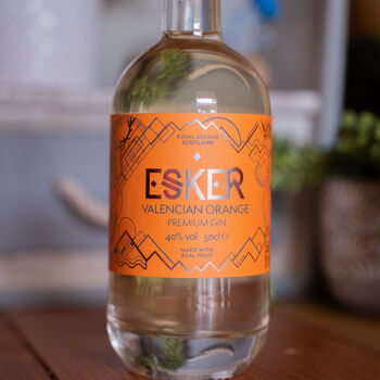 Esker Valencian Orange Scottish Gin Now In 70cl Size, 3 of 3