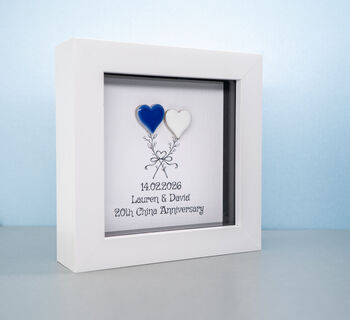 Personalised 20th China Theme Anniversary Frame Gift, 2 of 4